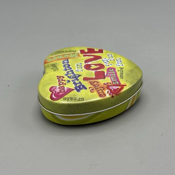 Brighton Heart Shaped Tin Trinket Jewelry Box Empty Love Romance 4.75" - Picture 6 of 8